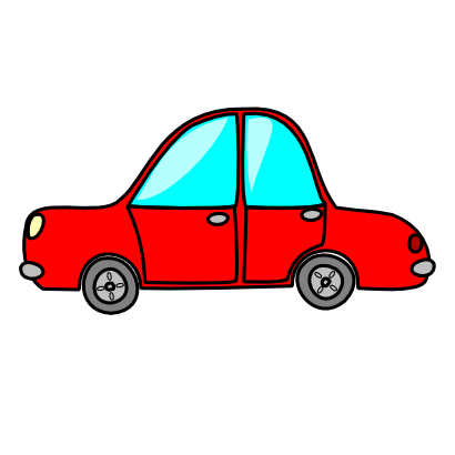 Download free red transport car icon